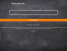 Tablet Screenshot of lovely-party.com